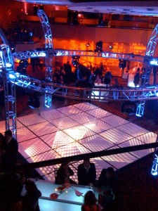 Crown Truss over Dance Floor Crown Truss over Dance Floor