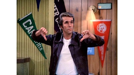 the fonz thumbs up