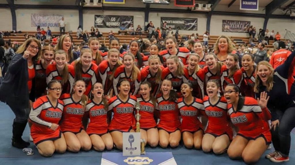 Plymouth Whitemarsh High School Cheerleading wins Pocono Regional and