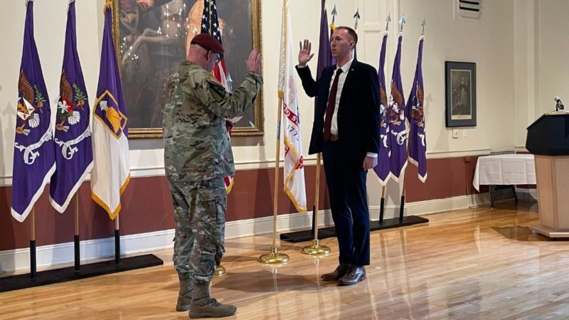 Conshohocken resident Ryan Hooper sworn-in as captain by the United ...