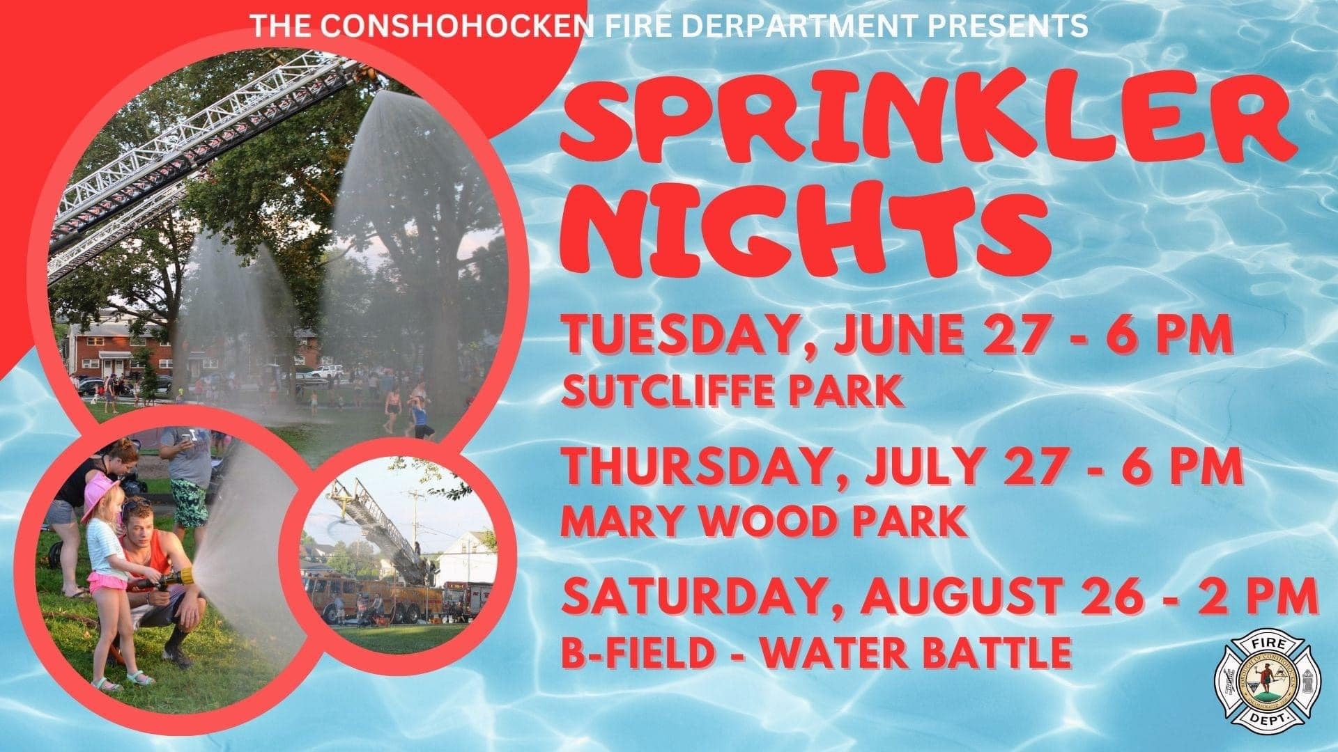 Sprinkler Nights in Conshohocken MoreThanTheCurve